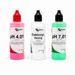 ph 4 +pH 7 + KCL Eichlösungen Set. 100ml Kalibrierlösungen / Pufferlösungen