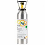 CO2 Mehrweg-Vorratsflasche 2kg mit Sicherheits-Cage TÜV 2036