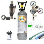 CO2 Anlage Aquarium  DLX-500 Komplettset mit Mehrwegflasche