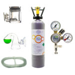 CO2 Anlage Aquarium DLX-350 Komplettset Mehrwegflasche