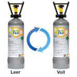 2kg CO2 Füllung / Tauschflasche in Lebensmittelqualität E290 für OCOPRO Flaschen