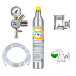 CO2 Anlage für Aquarium mit 425g Zylinder für SodaStream Flaschen o.Ä.