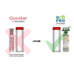 Quooker Umrüstset auf 2kg CO2-Flasche. inkl. Fabrikneuer 2kg Flasche mit Lebensmittel CO2.