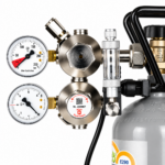 HIWI CO2-Druckminderer für Aquarien. Single und Doppelkammer. Mit u. ohne Magnetventil zur Nachtabschaltung